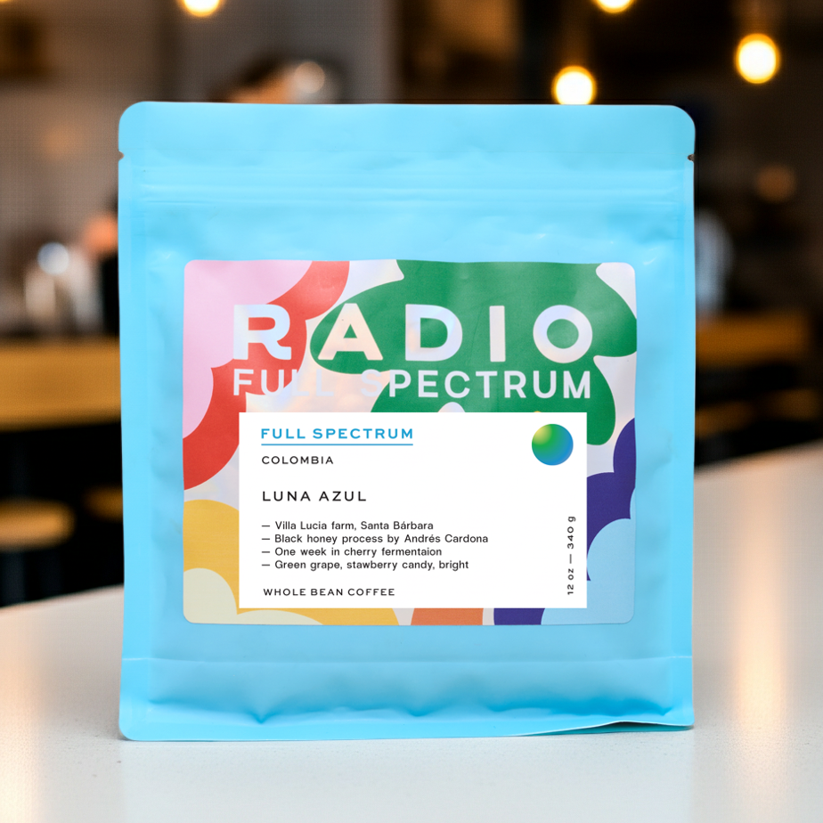 luna azul  whole bean coffee 