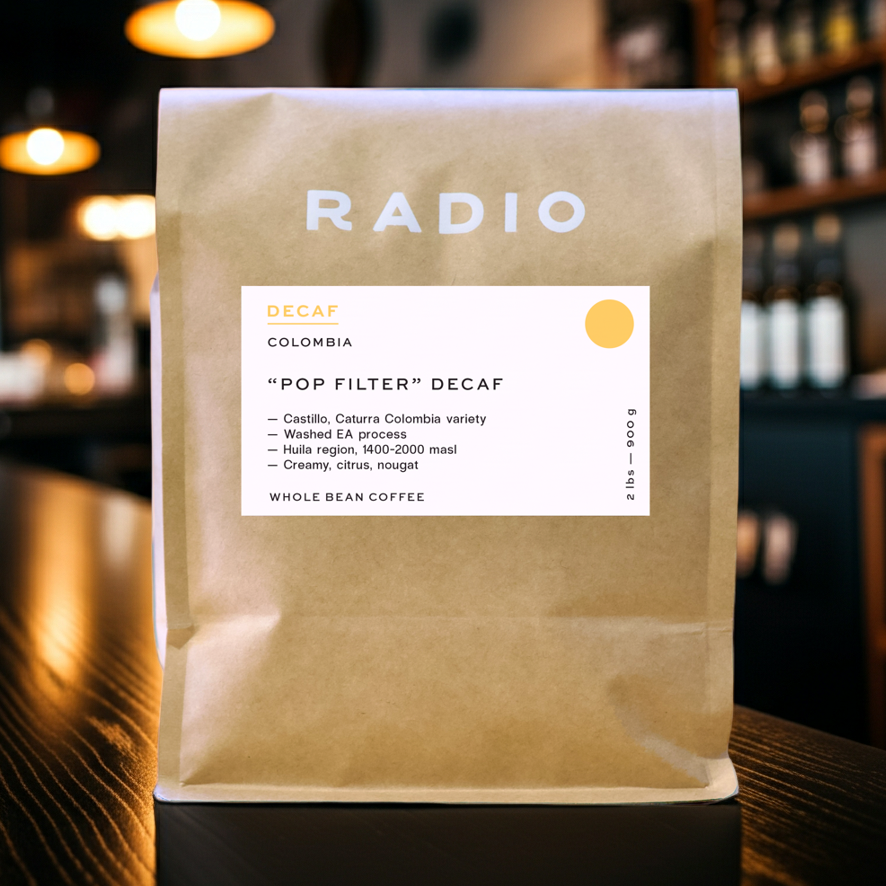 decaf whole bean coffee