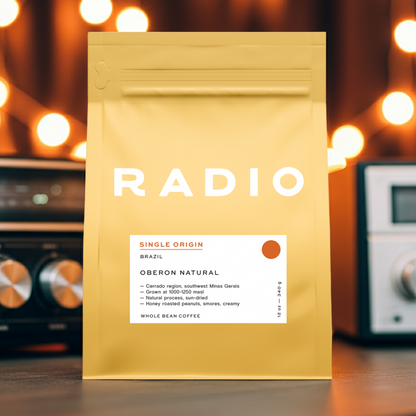 Brazil whole bean coffee natural single origin